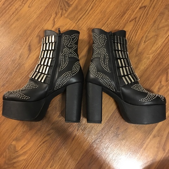 Jeffrey Campbell Hell Yes boots size 7 - Picture 3 of 8